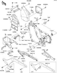 VN800 Короб для АКБ