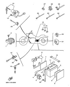 XVS650 Elektrische ausrustung 1