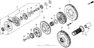GL1500I Первичный привод