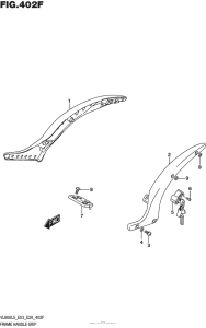 VL800B Frame Handle Grip (Vl800Bl5 E28)
