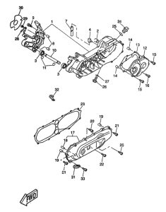 CW50 Картер двигателя