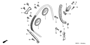  Цепь грм / натяжное устройство