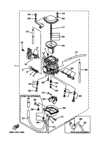 XT225 XT225N Carburetor assy
