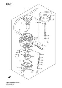 DR650 Carburetor assy