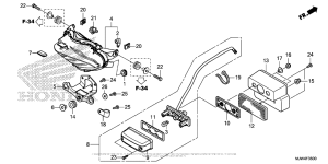 CB500X (ABS) Фонарь