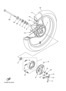  Переднее колесо