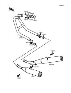 EX250 Глушитель