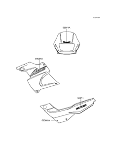 KLE250 Наклейки