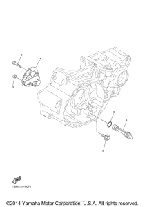 WR250F Масляный насос