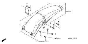  Заднее крыло