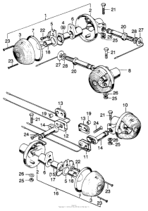 CB750 Задний фонарь