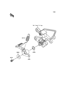 BX250 Педаль тормоза