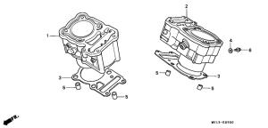XRV750 Цилиндр