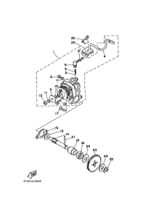 MR50 Масляная помпа в сборе