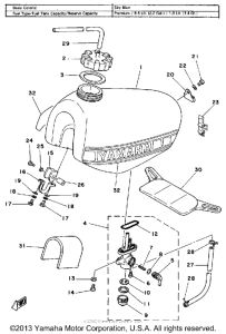 IT125G Топливный бак