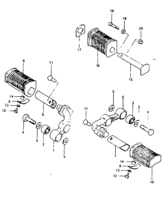 GSX1000 Подножки