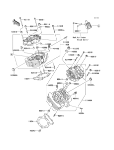 VN1500 Головка цилиндров