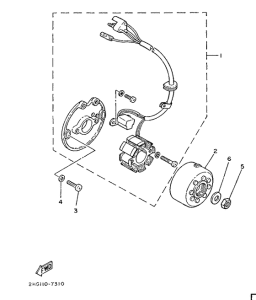 YZ125 Генератор