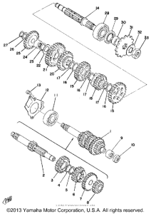 RS100B Трансмиссия