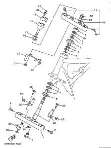 XVS650 Управление