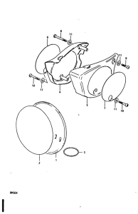 RM50 Обтекатель задний