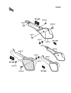 KX60 Боковые обтекатели