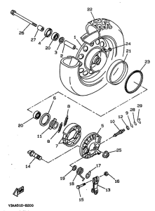 CW50 Переднее колесо