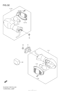 DL650 (ABS) Сигналы поворотов