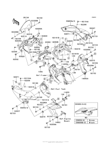 KLE650 Обтекатели