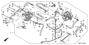 XL1000V Carburetor assy
