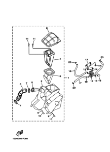XT125X Впускная система