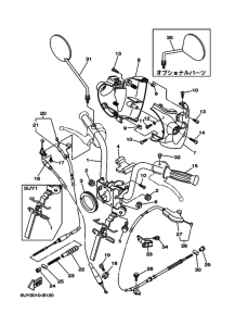 EA06 ｽﾃｱﾘﾝｸﾞﾊﾝﾄﾞﾙ. ｹｰﾌﾞﾙ