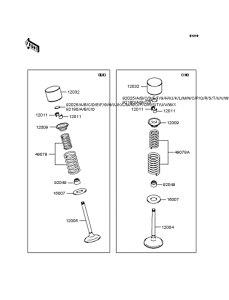  Rocker arms / valves