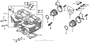 CB400 Головка цилиндров