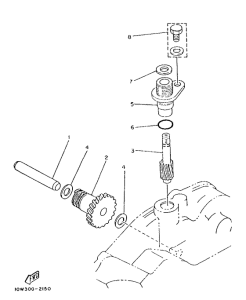 TZR125 Тахометр