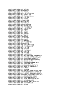 GSX-R1000 Color chart