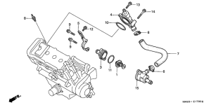 CBR900RR Термостат
