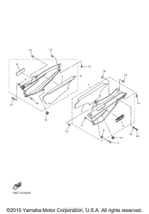 FJR13AFC Боковые обтекатели
