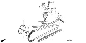 FES150 Цепь грм / натяжное устройство