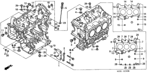GL1500CD Barrel assy cylinder
