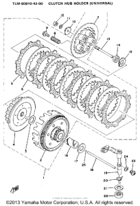 IT175F Сцепление