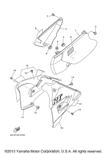 RT100M Боковые обтекатели