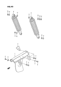 TS185 Задние амортизаторы