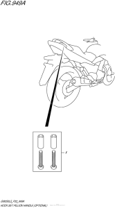 GW250 Hook Set Pillion Handle (Optional)