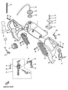 DT50R Топливный бак