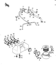 KZ1000 Воздухоочиститель