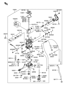 RM-Z250 Carburetor assy