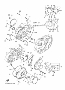 XVS950CU (ABS) クランクケ-スカバ- 1