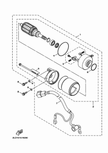 XC155 スターテイングモータ