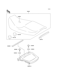 ZX1100 Пружина